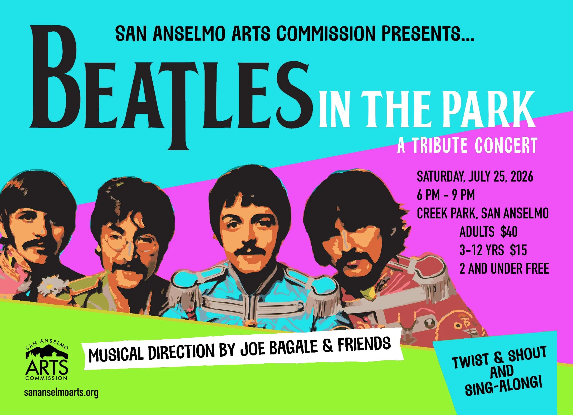Beatles in The Park 2026 — San Anselmo Arts Commission